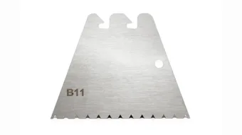 Nazubljena lopatica 180 x 137 mm, B11 urez Ftsbb11 Bihui