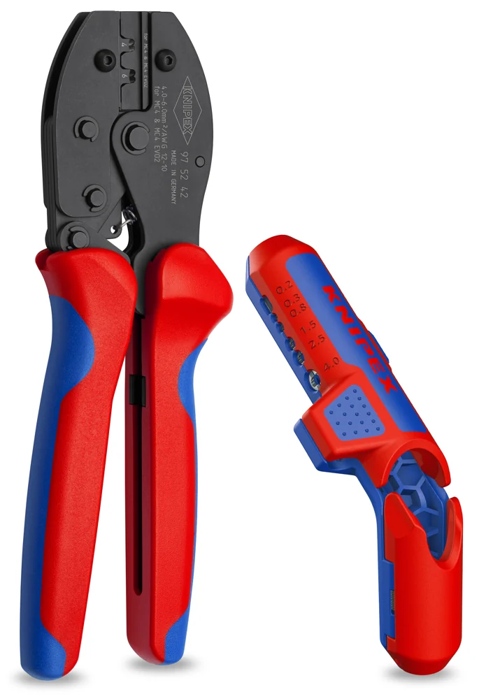 Knipex Set Za Fotonaponske / Solarne Instalacije ErgoStrip PV + Kipex PreciForce / 2 dijelni – 00 31 31 V01 SB