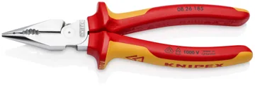 Knipex Kliješta Kombinovana Špicasta 185 mm / 1000V – 08 26 185