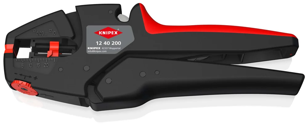 Knipex Kliješta Za Skidanje Izolacije EvoStrip 0,03 – 10,0 mm2 Automatska – 12 40 200