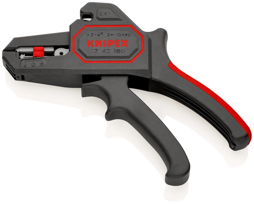 Knipex Kliješta Za Skidanje Izolacije ComStrip 0,2 – 6,0 mm2 Automatska – 12 62 180