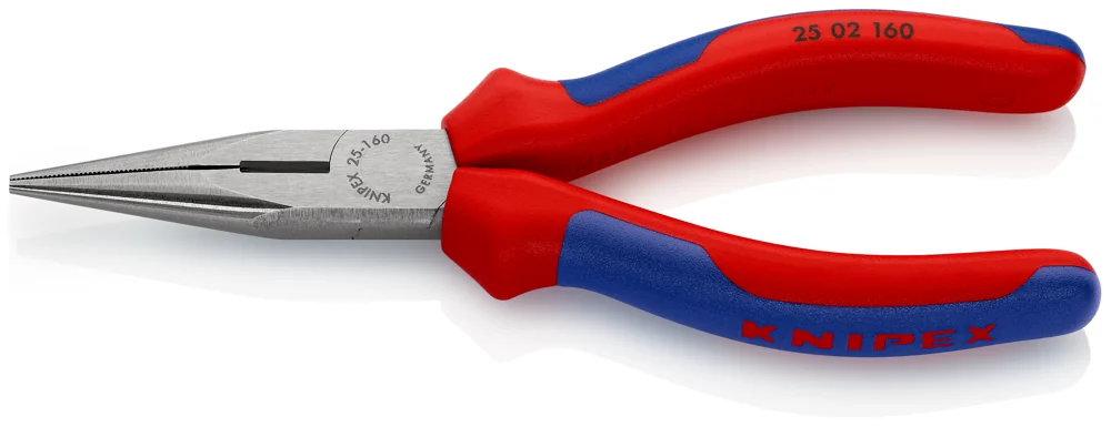 Knipex Kliješta Poluokrugla Špicasta Ravna 160mm – 25 02 160