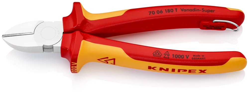 Knipex Kliješta Bočna Sječa – Sječice 180mm 1000V – 70 06 180