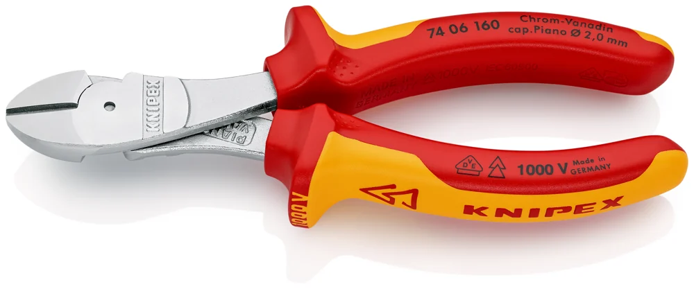 Knipex Kliješta Bočna Sječa – Sječice Ojačana 160mm 1000V – 74 06 160