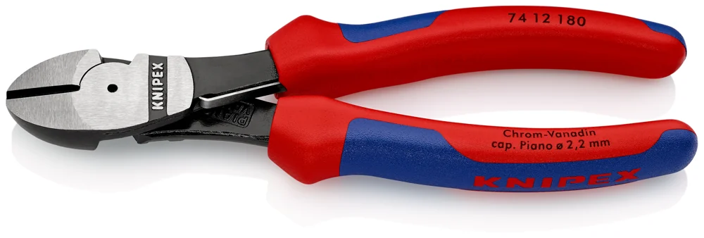 Knipex Kliješta Bočna Sječa – Sječice Ojačana 180 mm Sa Oprugom – 74 12 180
