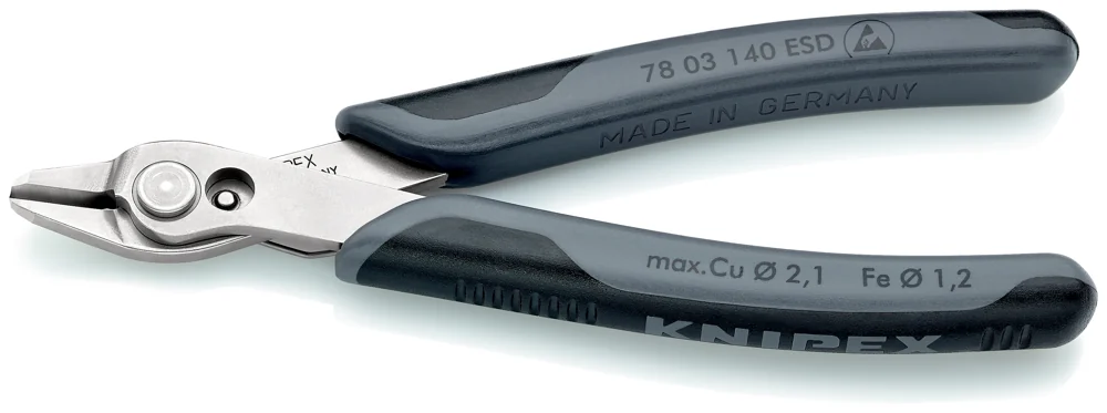 Knipex Kliješta Sječice Kosa Elektroničarska Super Knips XL 140 mm ESD – 78 03 140 ESD