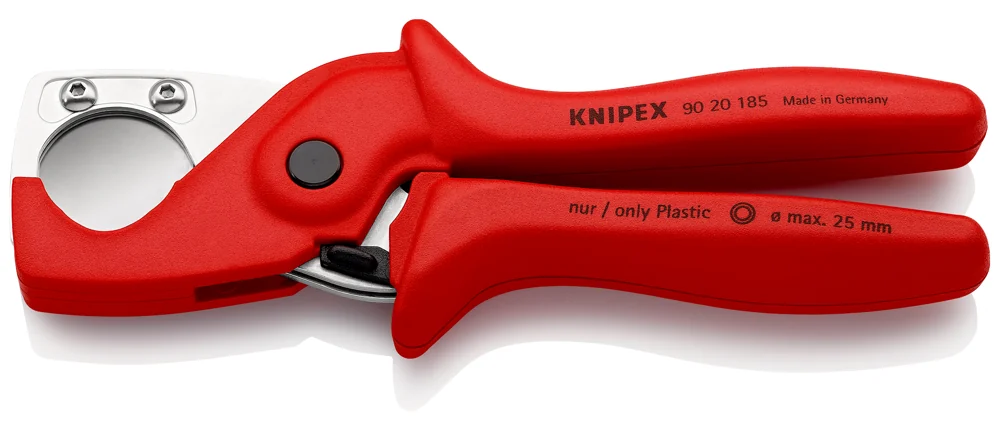 Knipex Škare Makaze Za Rezanje Plastičnih Cijevi i Crijeva PlastiCut do fi 25 mm – 90 20 185