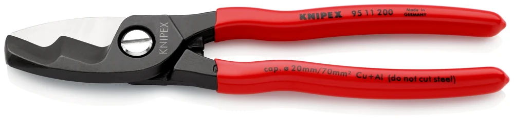 Knipex Škare Makaze Sa Dvostrukom Reznom Ivicom 200mm Za Kablove 70mm2 – 95 11 200
