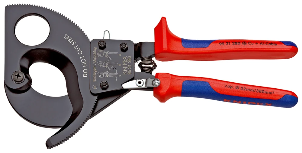 Knipex Škare Makaze 280mm Za Kablove fi 52mm / 380mm2 – 95 31 280
