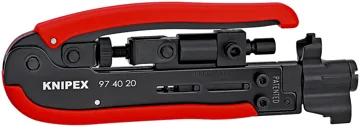 Knipex Alat Za Krimpanje Koaksijalnih Konektora F, BNC i RCA – 97 40 20 SB