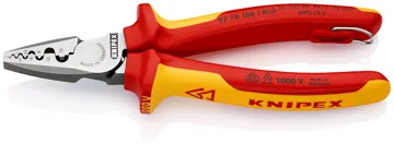 Knipex Kliješta Za Krimpanje – Stiskanje Završnih Čahura 0,25-16mm2 1000V – 97 78 180