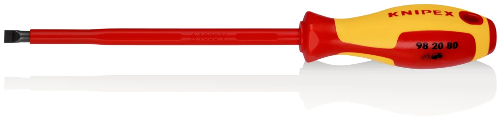 Knipex Odvijač Plosnati VDE 8,0 x 175 / 295 mm 1000V – 98 20 80