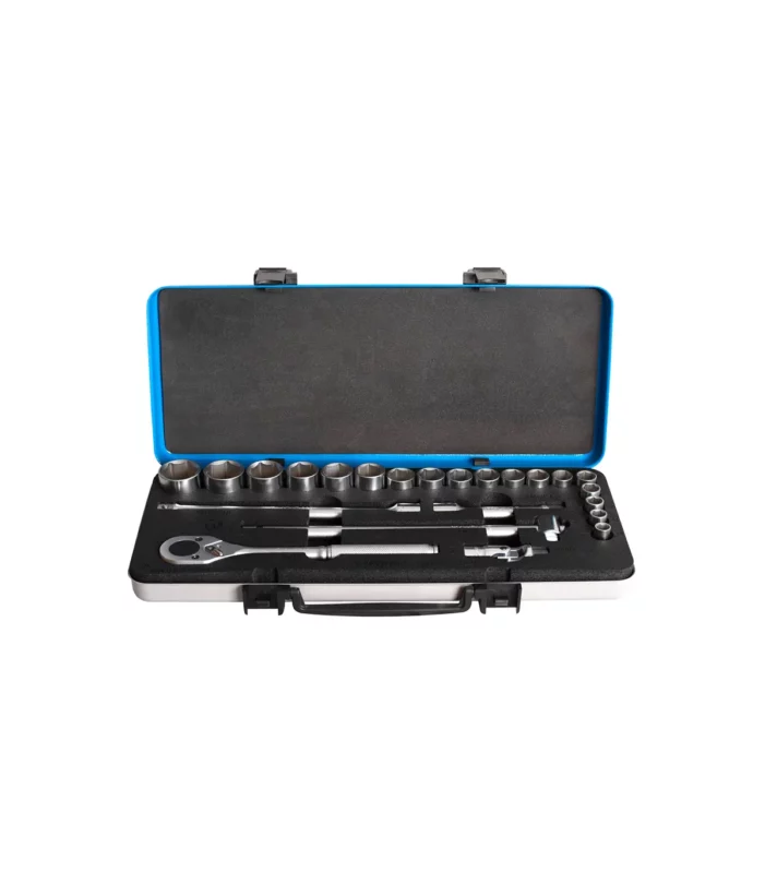 Unior – Set nasadnih ključeva 1/2″ u metalnoj kutiji 190-6P23