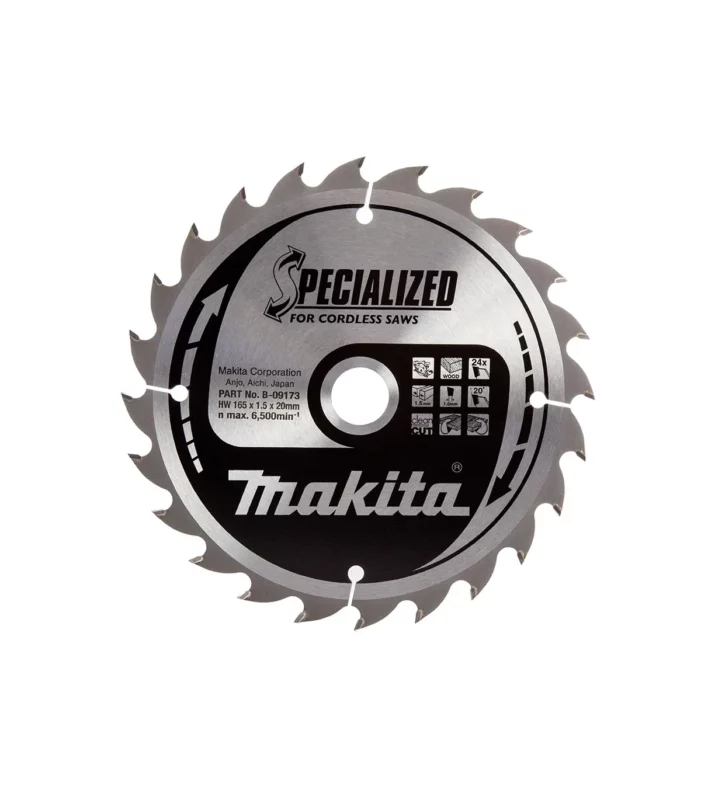 Makita – List pile za drvo Specialized TCT 165 x 20 mm 24Z B-09173
