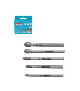 Makita – Set svrdala za staklo i keramiku, 5 dijelova E-25410