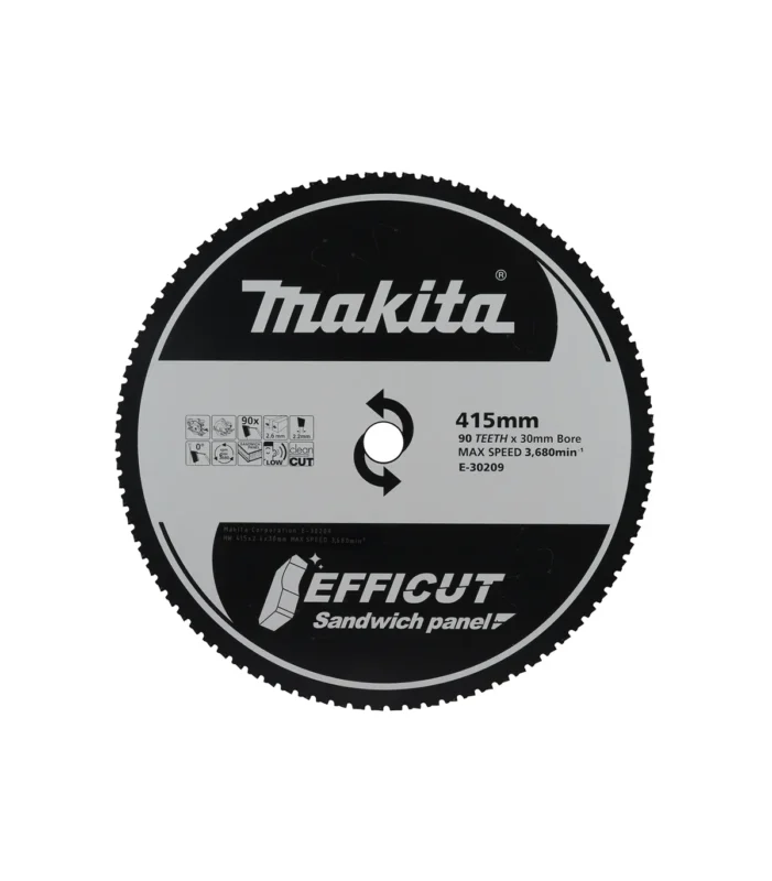 Makita EFFICUT – TCT list kružne pile za sendvič panele 415 x 30 mm 90Z E-30209