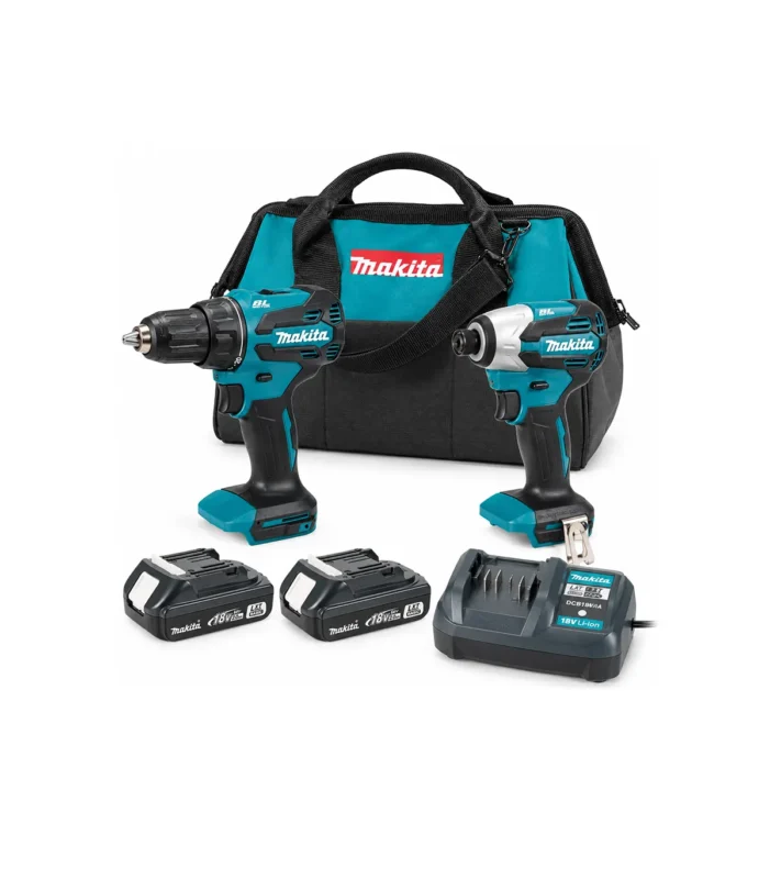 Makita – Aku set DDF490 + DTD158, 2 x 2,0 Ah + punjač DLX2577V02