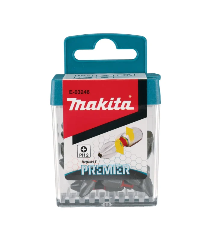 Makita – Torzijski bit nastavak Premier PH2 25 mm 15 kom. E-03246