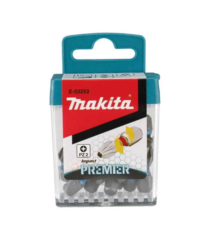 Makita – Torzijski bit nastavak Premier PZ2 25 mm 15 kom. E-03252