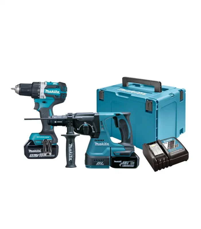 Makita – Set LXT DLX2191TJ / Aku bušilica-odvijač, čekić