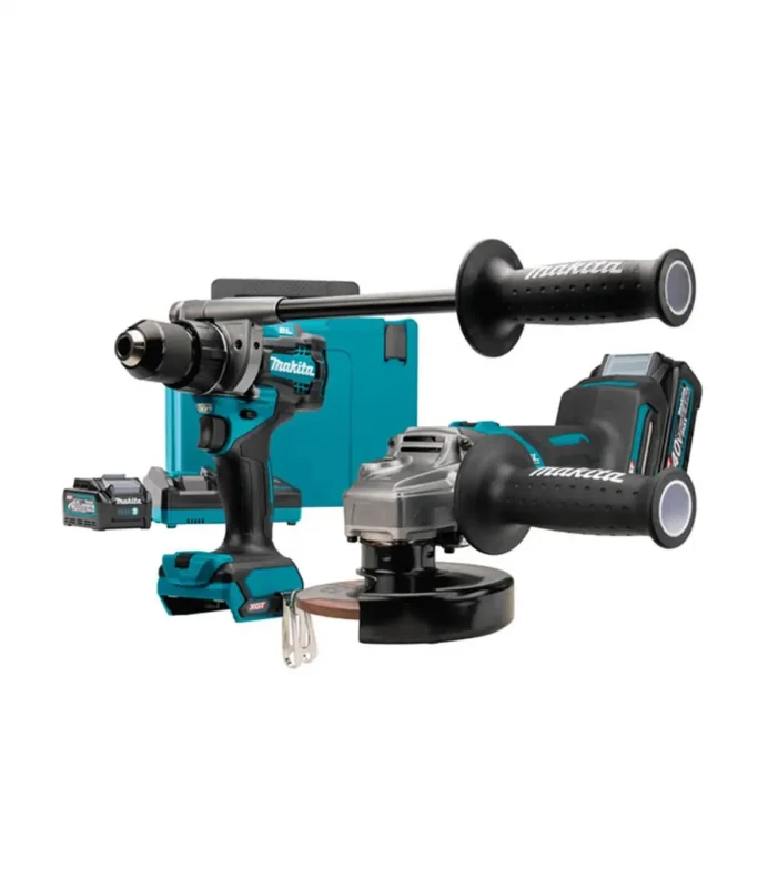 XGT MAKITA 40V – Akumulatorski set bušilica-odvijač i brusilica DK0124G201