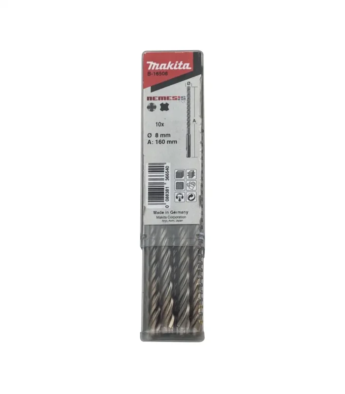 Makita – Burgija Nemesis SDS-PLUS 8×160 mm 10 kom. B-16508