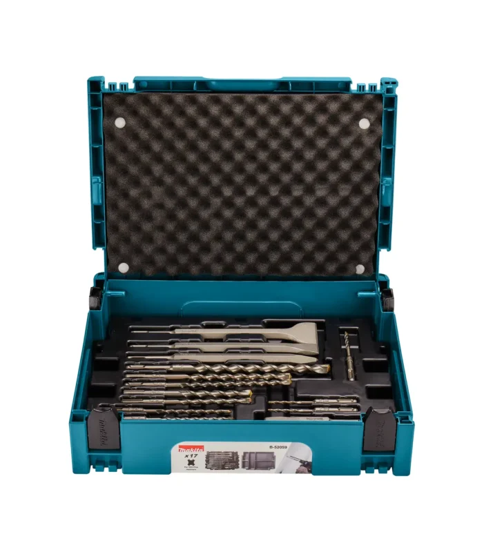 Makita – Set burgija i dlijeta 17-dijelni u MAKPAC koferu B-52059