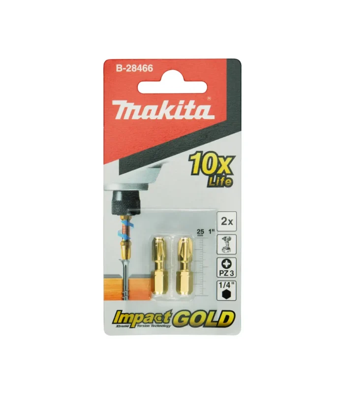 Makita – Set bitova PZ3, 25mm, 2 komada B-28466