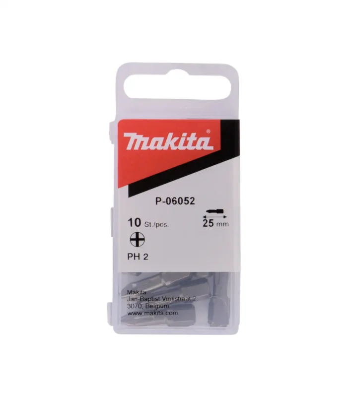 Makita – Set bitova PH2 25mm, 10 komada P-06052