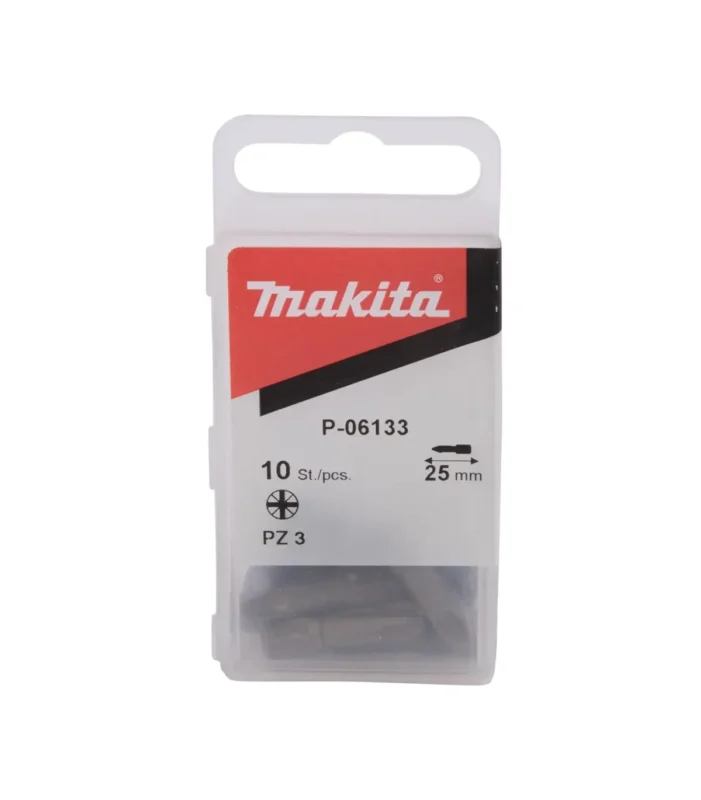 Makita – Set bitova PZ3 25mm, 10 komada P-06133