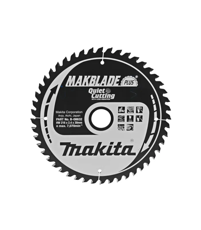 Makita – TCT Rezna ploča MAKBlade Plus za drvo 216×30 48Z B-08632