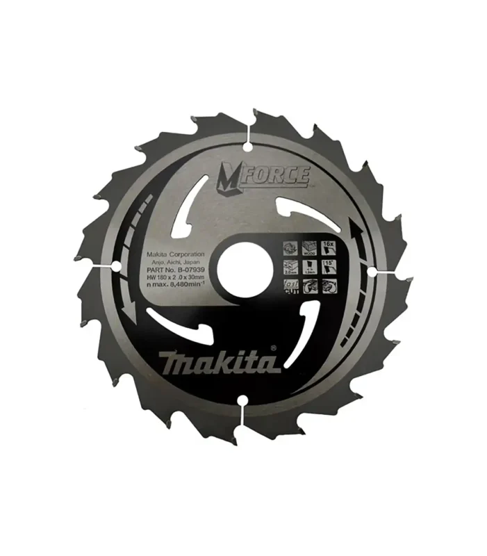 Makita – List / ploča za pilu M-Force 180×30 16Z (za drvo) B-07939