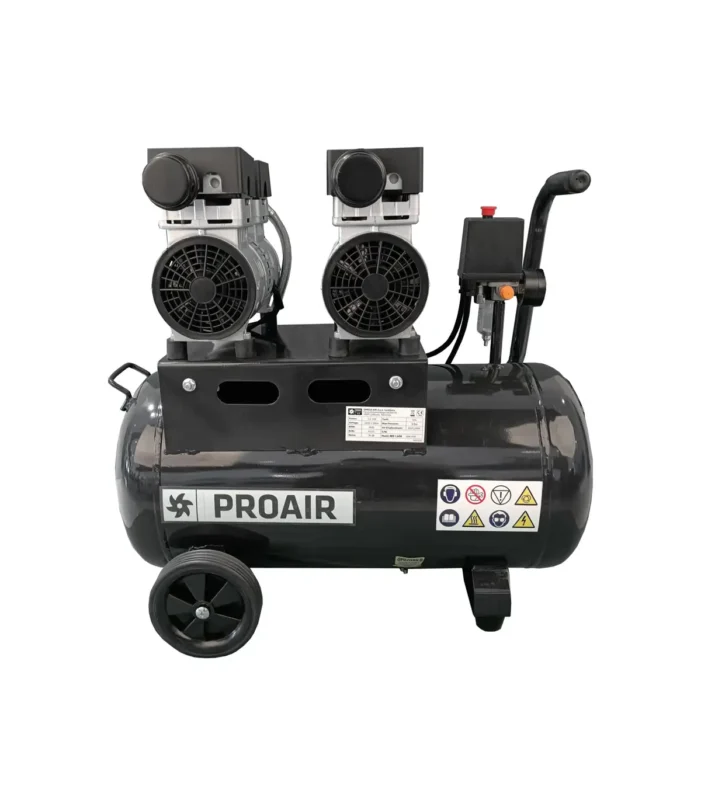 Proair – Bezuljni tihi klipni kompresor za zrak DBS 1.5/50 50L