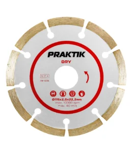Praktik – Dijamantna rezna ploča segm. 115×1,8x7x22mm P116