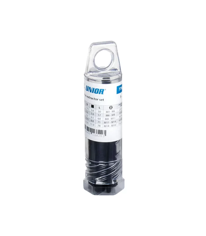 Unior – Set izvlakača polomljenih vijaka 778/4PB