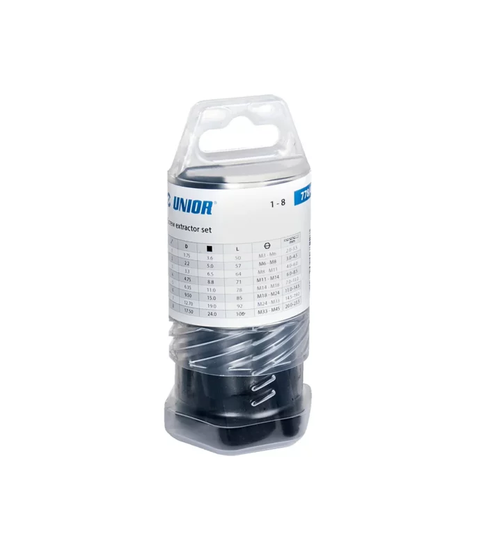 Unior – Set izvlakača polomljenih vijaka 778/4PB