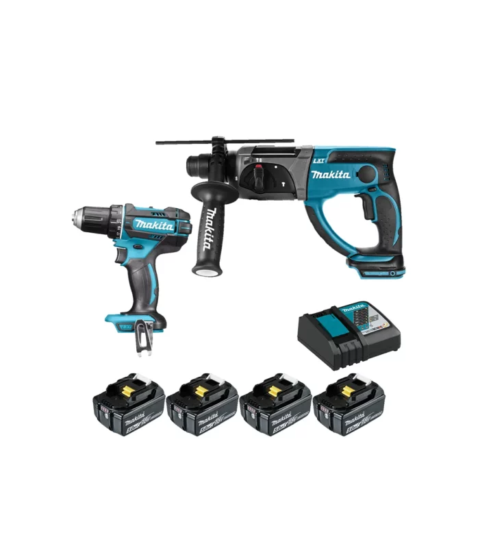 Makita – Akumulatorski set alata DLXSET002 (DDF482, DHR202)