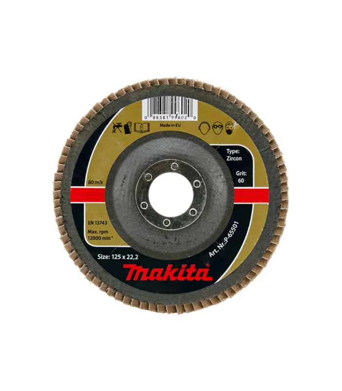 Makita – Lamelne brusne ploče za nerđajući čelik – podloga od staklenih vlakana Zr P-65492