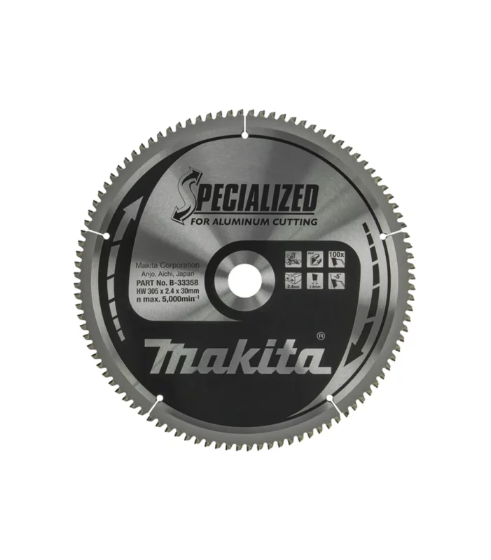 Makita – TCT Specialized list potezne kombinovane pile za aluminijum 305 mm, 305x30x1,8 mm 100Z B-33358