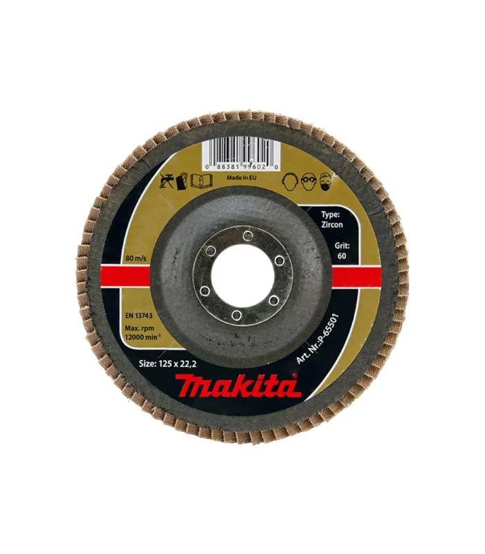 Makita – Lamelna brusna ploča za nerđajući čelik – podloga od staklenih vlakana Zr P-65517