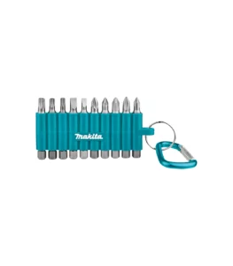Makita – 10 dijelni set bitova na gumenom držaču (PH,PZ,SL,T) D-65028