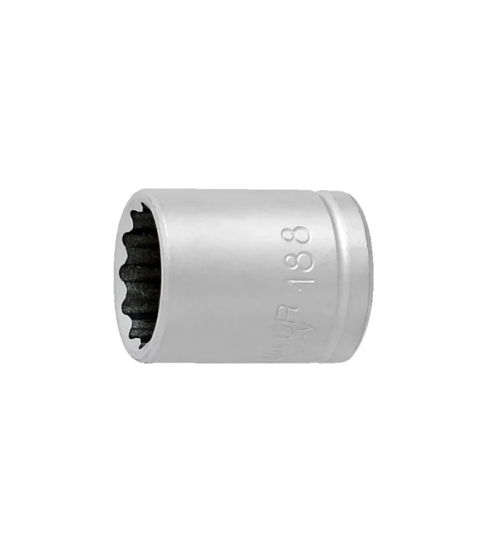 Unior – Ključ nasadni dvanaesterokutni, prihvat 1/4″12mm 188/2 12p