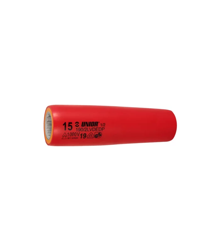 Unior -Ključ nasadni izolirani, dugi, prihvat 1/2″ 17mm 190/2LVDEDP