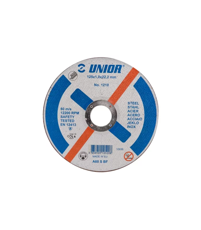 Unior – Rezna ploča za čelik, ravna 125x1mm 1210