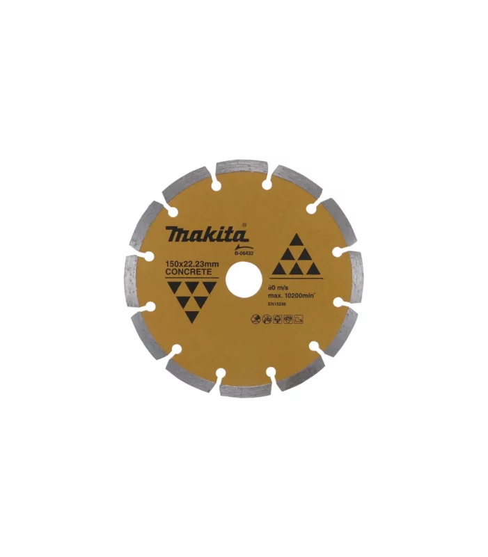 Makita – Dijamantna oštrica pile sa segmentnim rubom za beton 150×22,23mm B-06432