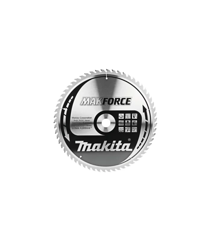 Makita – TCT Oštrica za kružnu pilu za drvo 355x30x2,2 mm MAKForce B-08545