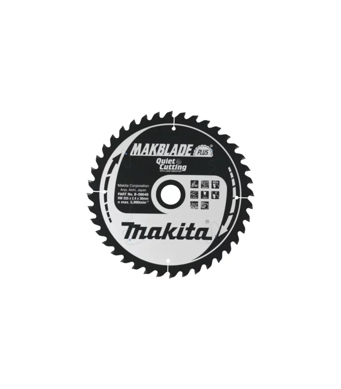 Makita – TCT Rezna ploča za poteznu kombinovanu pilu za drvo 216x30x1,6mm MAKBlade Plus B-08676