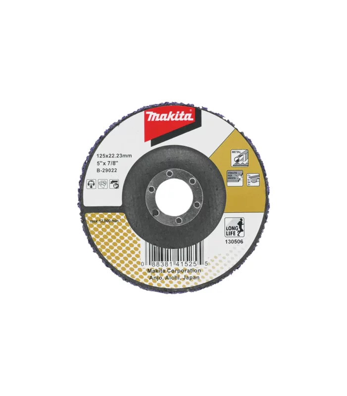 Makita – Ploča za brušenje – staklena vlakna ljubičasta za čišćenje 22,23×180 mm B-29038
