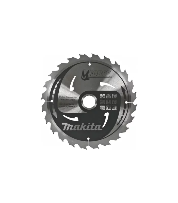 Makita – TCT oštrica pile MForce za kružnu pilu za drvo 210×30/20/15,88 mm 16Z B-31980