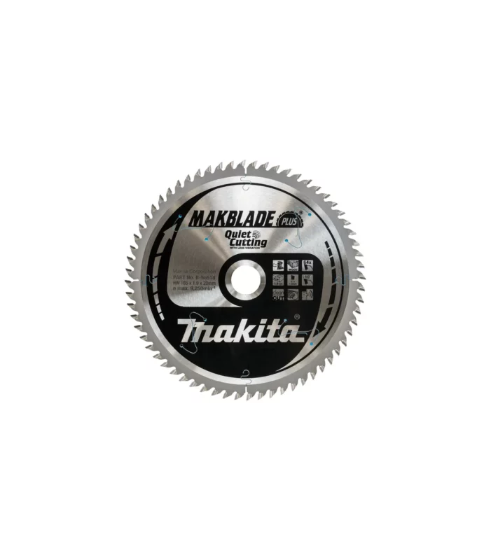 Makita – TCT oštrica pile za poteznu kombinovanu pilu za drvo 165x20mm 64 Z B-56518